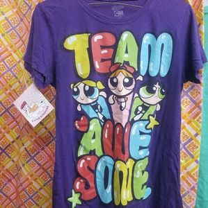 90's Power Puff Girl Purple Tee